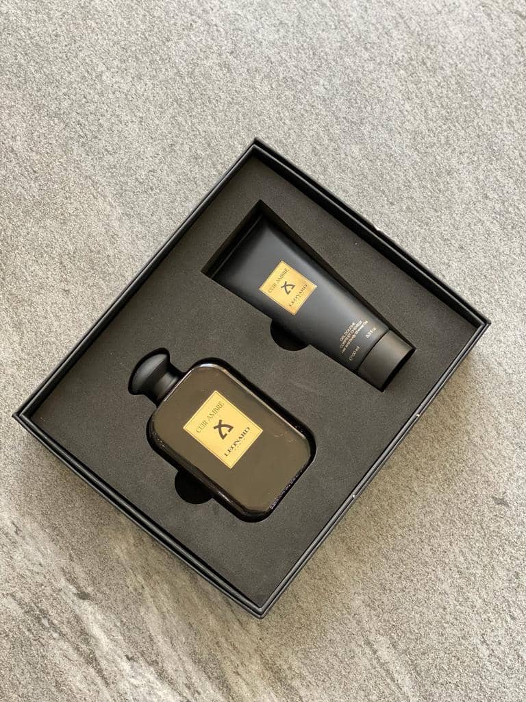 Coffret Cuir Ambré