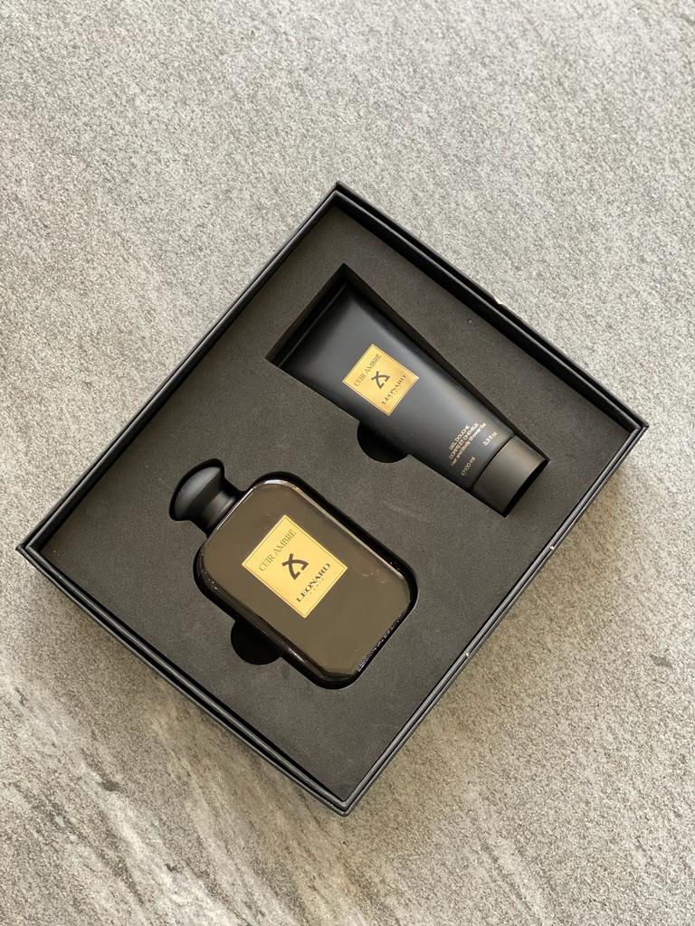 Coffret Cuir Ambré